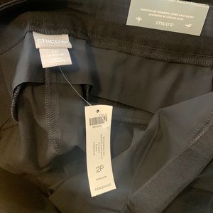 NWT Chico’s Brigitte Slim Black Pants PETITE